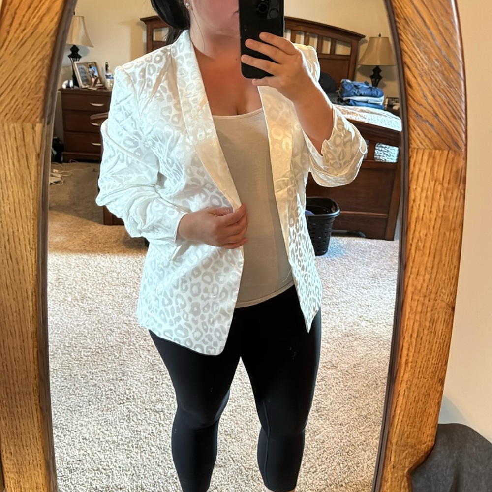 Cheetah Print Blazer